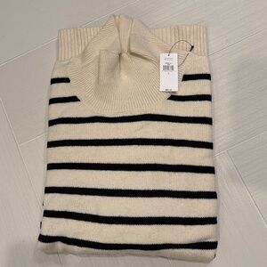 NWT BR Factory striped sweater L